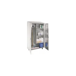 Armoire inox 2 portes avec séparation