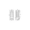 Armoire réfrigérée négative blanche GN 2/1 400 l