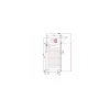 Armoire réfrigérée négative 2 portes inox GN 2/1 1440 l