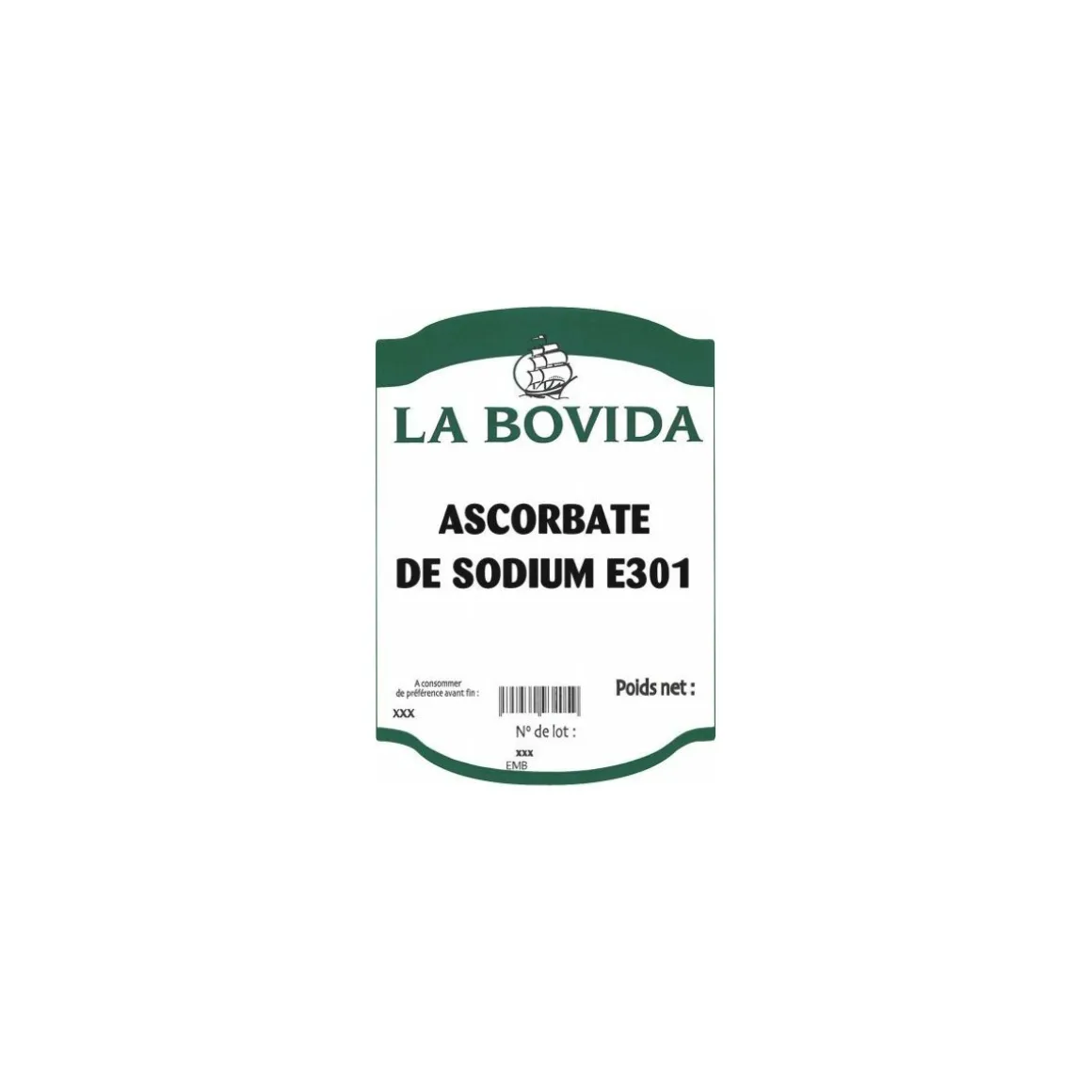 Ascorbate de sodium E301 - par 2 kg