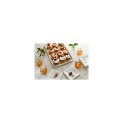Assiette carrée bagasse ø 15 cm - par 50