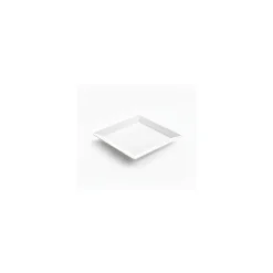 Assiette carrée carla porcelaine blanche 26 x 26 x 2 cm - par 6