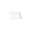 Assiette carrée carla porcelaine blanche 13,5 x 13,5 x 2 cm - par 6