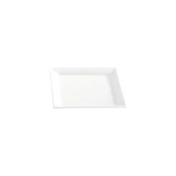 Assiette carrée carla porcelaine blanche 13,5 x 13,5 x 2 cm - par 6