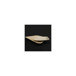 Assiette carrée 24 cm en feuille de palme - par 25