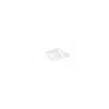 Assiette carrée réutilisable PS blanc 215 mm - par 12