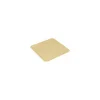 Assiette carton ingraissable kraft brun 210 x 210 mm - par 100