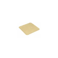 Assiette carton ingraissable kraft brun 150 x 150 mm - par 100