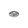 Assiette 3 compartiments inox ø 20 cm - par 12