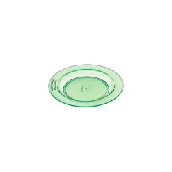 Assiette demi-creuse copolyester verte ø 18 cm - par 6
