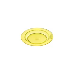 Assiette demi-creuse copolyester jaune ø 23,5 cm - par 6