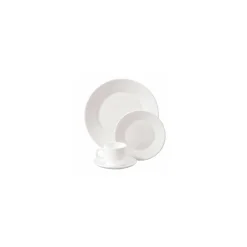 Assiette plate blanche verre trempé ø 23,5 cm - par 24