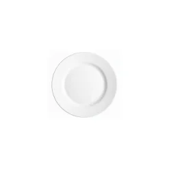 Assiette plate blanche verre trempé ø 23,5 cm - par 24