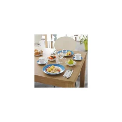 Assiette plate brush blue jean ø 23,5 cm - par 24