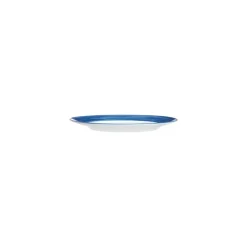 Assiette plate brush blue jean ø 19,5 cm - par 24