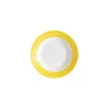 Assiette plate brush jaune ø 15,5 cm - par 24