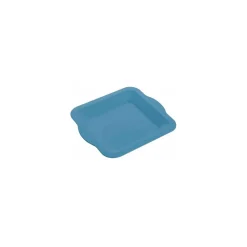 Assiette végétale réutilisable Lilitouch bleu 22 x 22 cm - par 15
