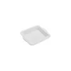 Assiette végétale réutilisable Lilitouch blanc 22 x 22 cm - par 15