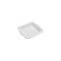 Assiette végétale réutilisable Lilitouch blanc 22 x 22 cm - par 15