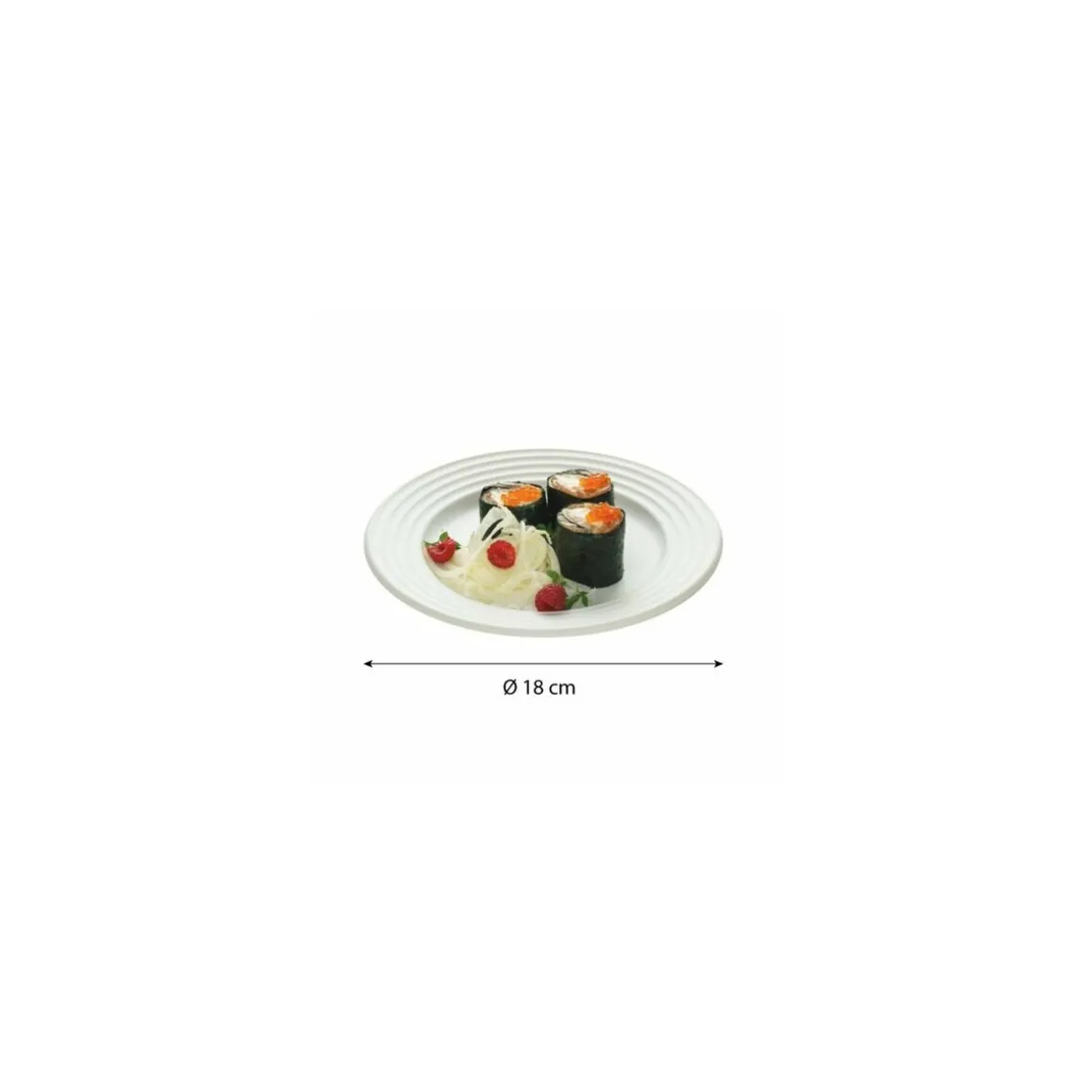 Assiette Wave bagasse 18 cm - par 50