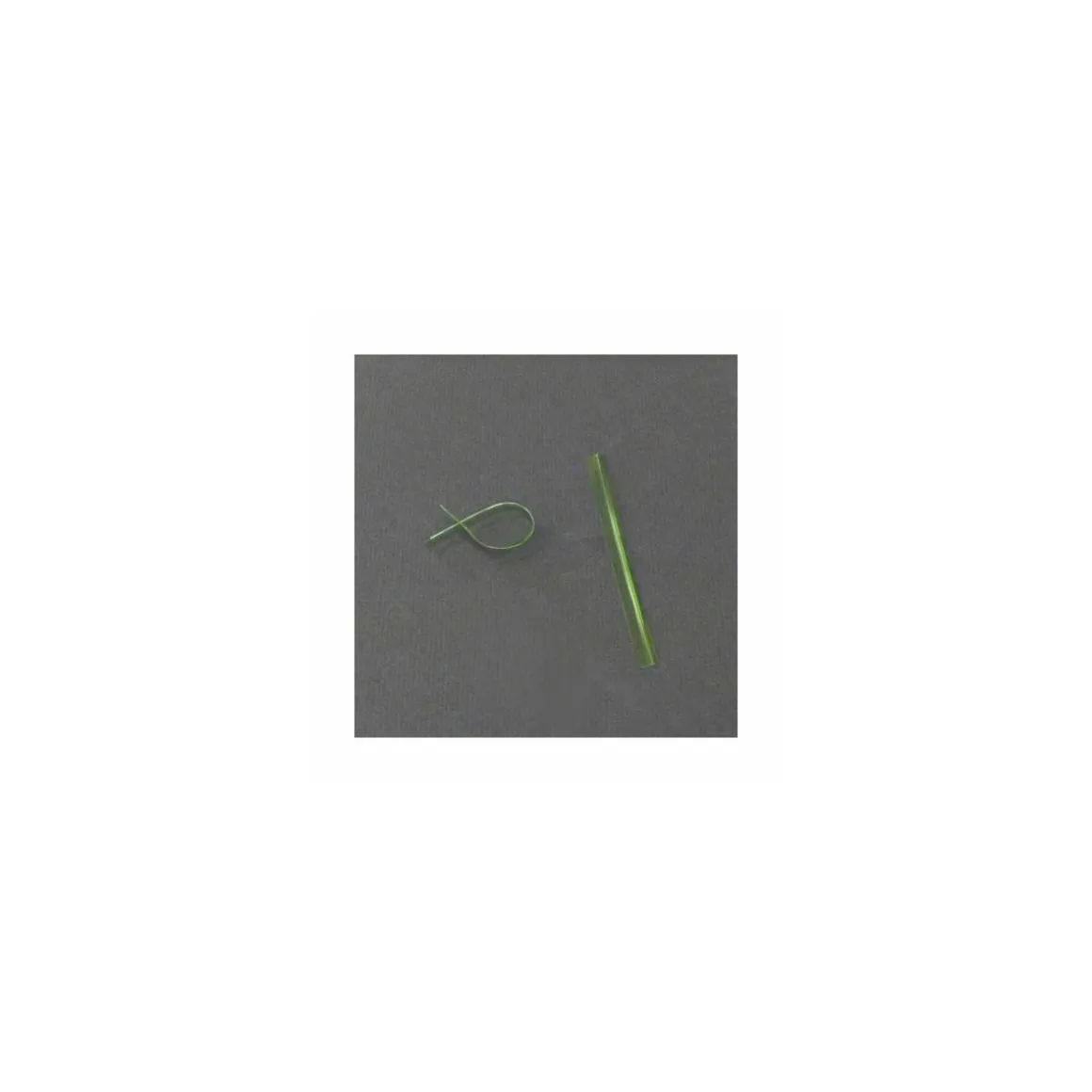 Attache cellophane vert 9 x 0,7 cm - par 2000