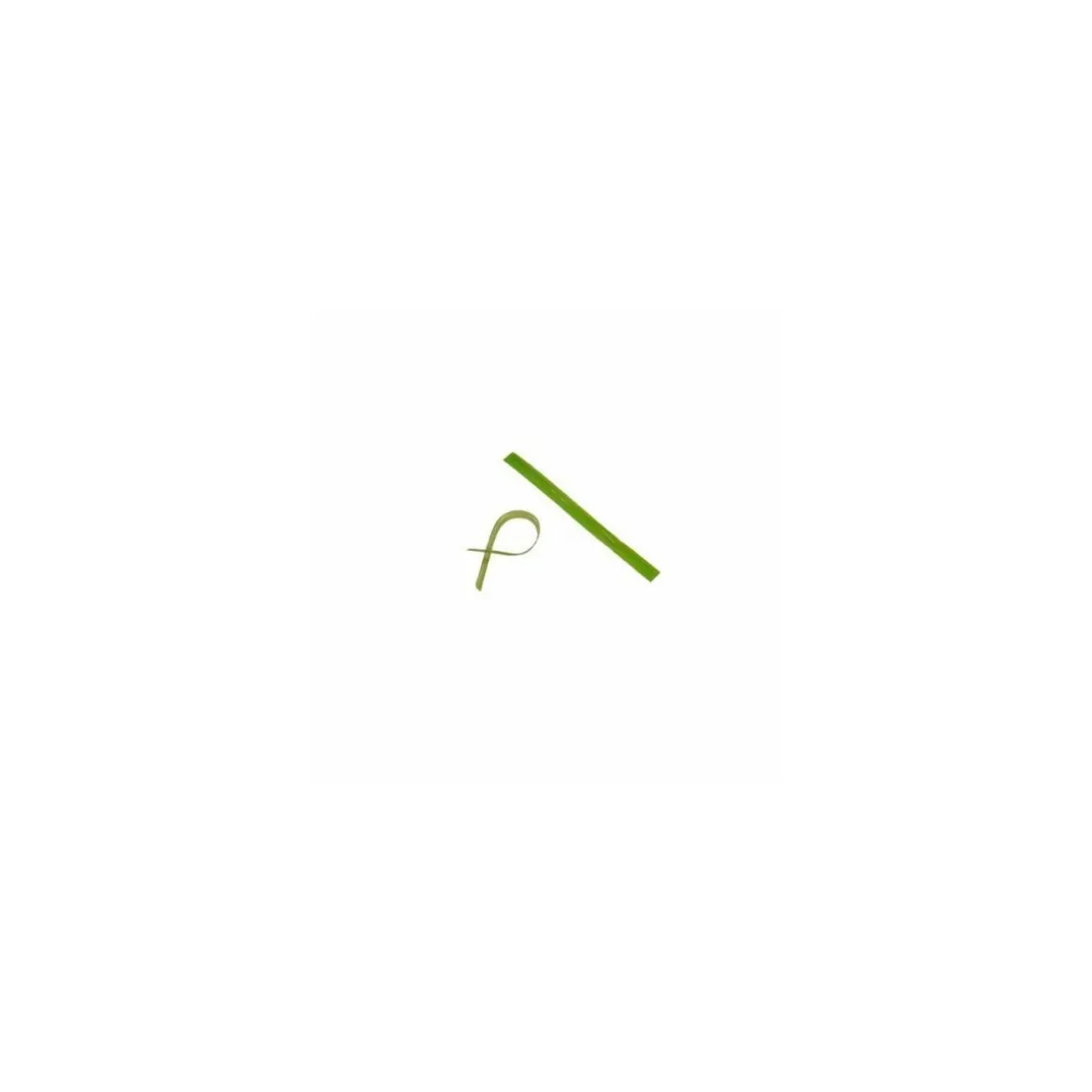 Attache cellophane vert 9 x 0,7 cm - par 2000