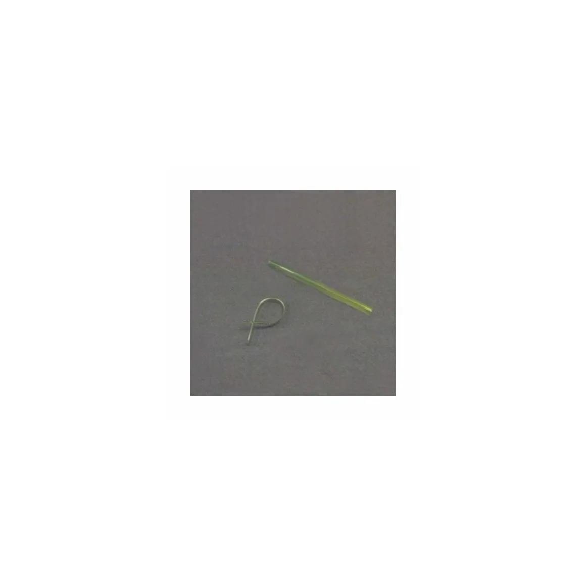 Attache cellophane vert 9 x 0,7 cm - par 2000