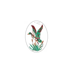 Azyme canard ovale 107 x 76 mm - par 18