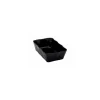 Bac Aalto mélamine noire 21 x 14 x 6 cm