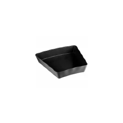 Bac Aalto mélamine noir 28,6 x 31,5 x 6 cm