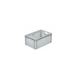 Bac ajouré pour verre gris 60 x 40 x 27 cm