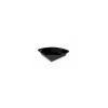 Bac angle 90° plexi noir pour kit Petale 26,5 x 26,5 x 5 cm