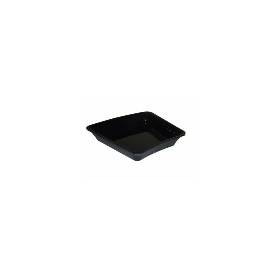 Bac angle 22,5° plexi noir pour kit Petale 22 x 26,5 x 5 cm