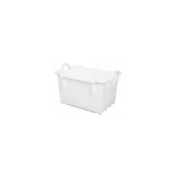 Bac Comporte PEHD blanc 60 L