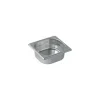 Bac gastronorme plein inox GN 1/6 profondeur 15 cm