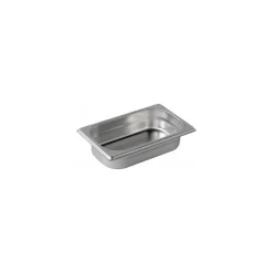 Bac gastronorme plein inox GN 1/4 profondeur 15 cm