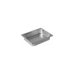 Bac gastronorme plein inox GN 1/2 profondeur 15 cm