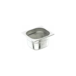 Bac inox GN 1/6 profondeur 6,5 cm