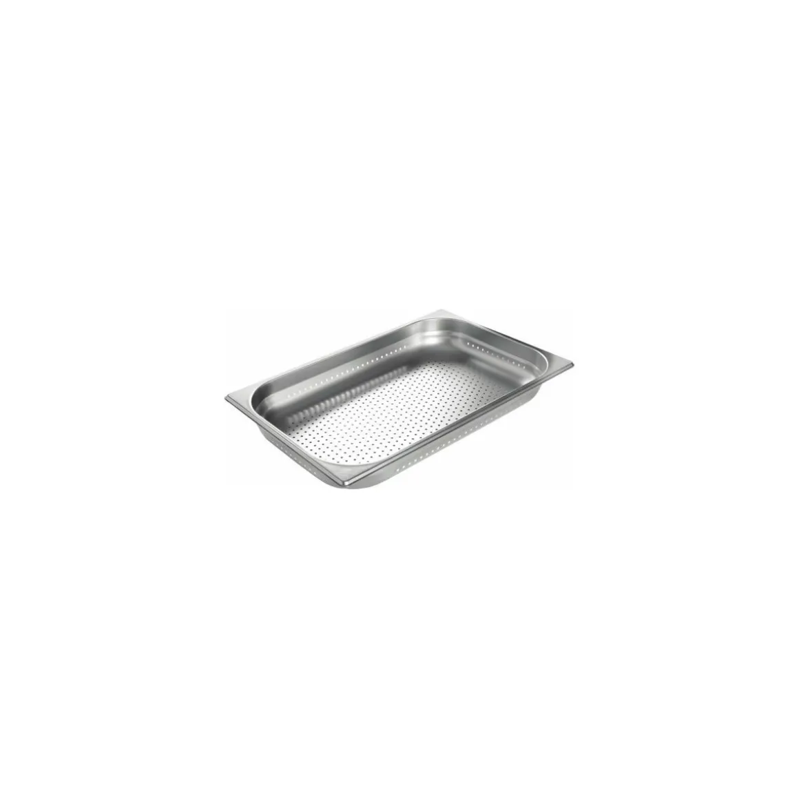 Bac inox perforé GN 1/1 profondeur 6,5 cm