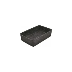 Bac kata crock mélamine noir 17,5 x 26 x 7 cm