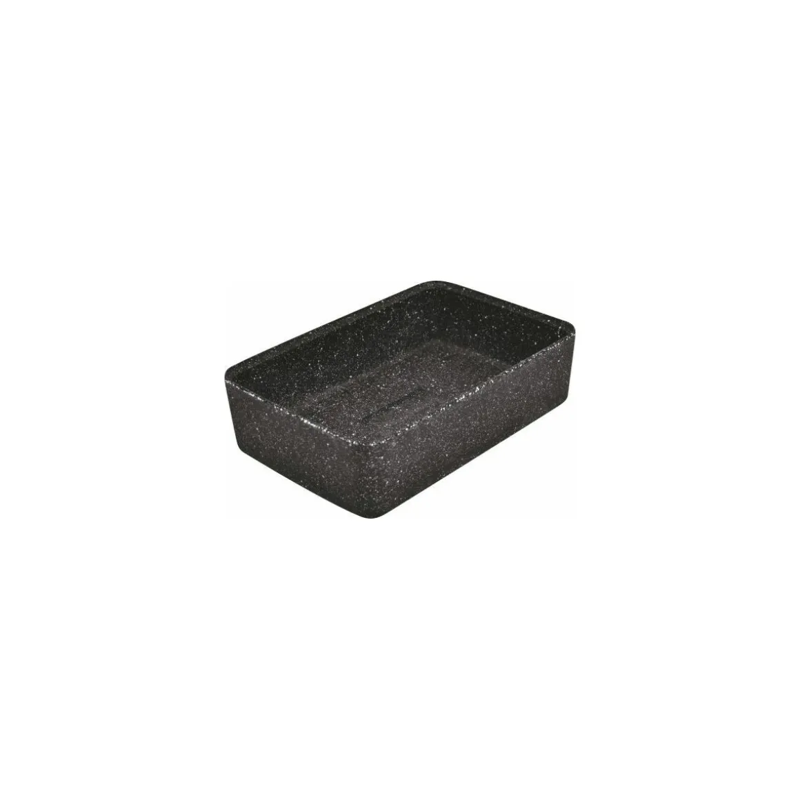 Bac kata crock mélamine noir 17,5 x 26 x 7 cm