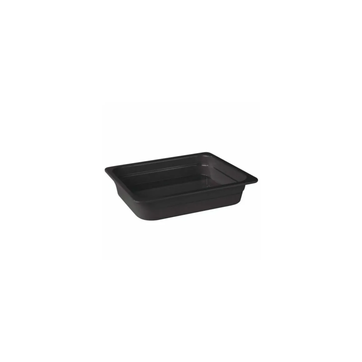 Bac mélamine noir GN 1/1 H. 2 cm