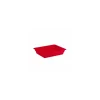 Bac mélamine rouge GN 1/2 H. 2 cm