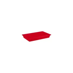 Bac mélamine rouge GN 1/1 H. 6,5 cm