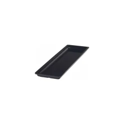 Bac mélamine Vestah noir GN 2/4 H. 3 cm