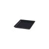 Bac mélamine Vestah noir GN 1/2 H. 3 cm