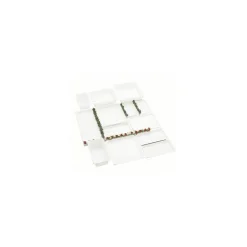 Bac plexi GN 1/3 blanc H. 8 cm 32,5 x 17,6 cm