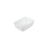 Bac plexi GN 1/5 blanc H. 8 cm 26,5 x 20 cm