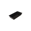 Bac plexi GN 3/4 noir H. 8 cm 48,7 x 26,5 cm