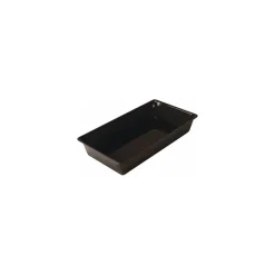 Bac plexi GN 3/4 noir H. 8 cm 48,7 x 26,5 cm